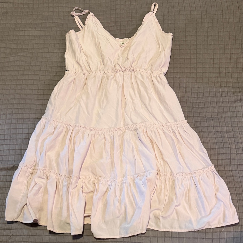 The Impeccable Pig Blush Ruffle Dress
